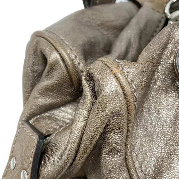 Auth Chloe Mini Paddington Brown Silver Leather Handbag - Picture 5 of 15
